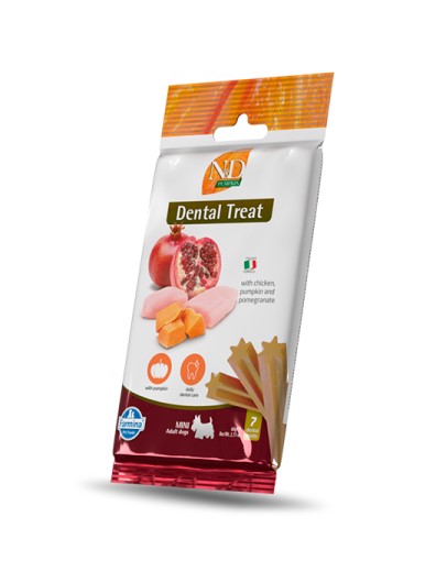Dental Treat Chicken, Pumpkin and Pomegranate Mini 60g