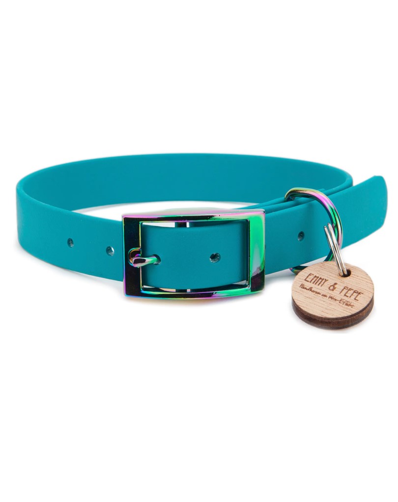 Biothane Collar Barney Rainbow