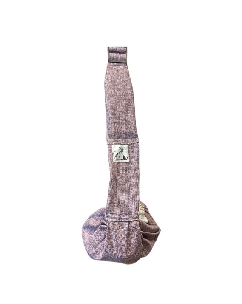 Cross Dog Carrier Pink Denim