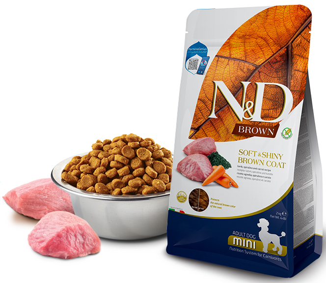 Lamb, spirulina and carrot Adult Mini 2kg