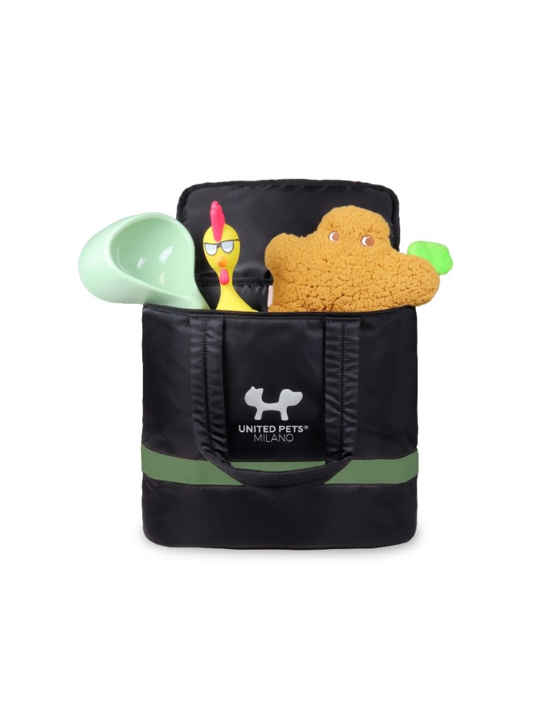 Pet Travel Bag Black/Green