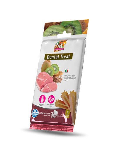 Dental Treat Pork, Spelt, Oats and Tropical Fruits Medium & Maxi 100g