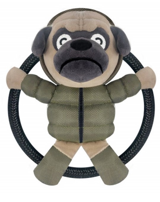 Pug Plush Toy Kaki