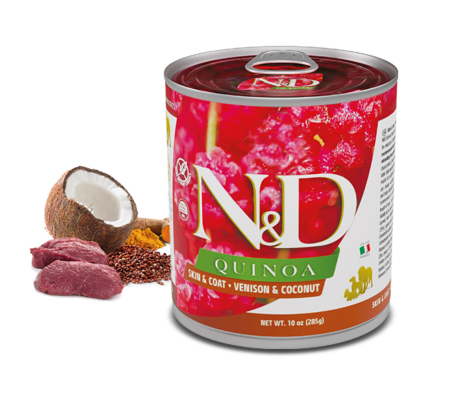 Skin & Coat Venison wet food 285g